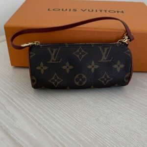 Louis Vuitton Small Papillon wristlet bag